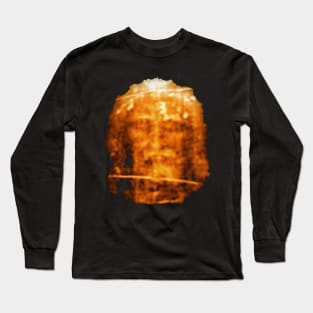 The Shroud of Turin Holy Face of Jesus Long Sleeve T-Shirt